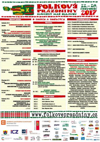 Plakát události Folkové prázdniny 22.-29.7.