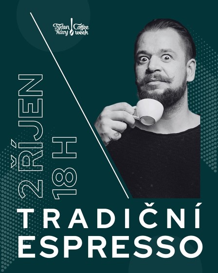 Plakát události Tradiční italské espresso - přednáška Týden kávy