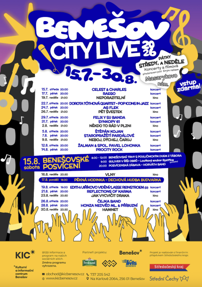 Plakát události Benešov City Live - Synkopy 61