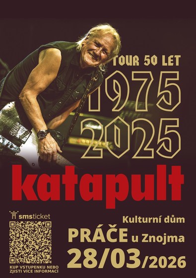 Plakát události Katapult tour 50 let (1975 – 2025)