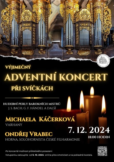 Plakát události Adventní koncert při svíčkách