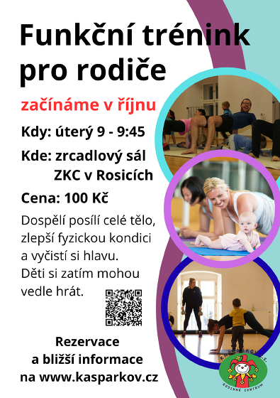 Plakát události Funkční trénink pro rodiče s dětmi