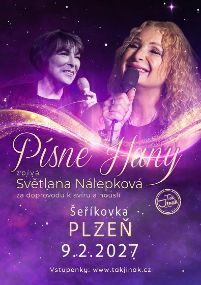 Plakát události Písně Hany / zpívá Světlana Nálepková