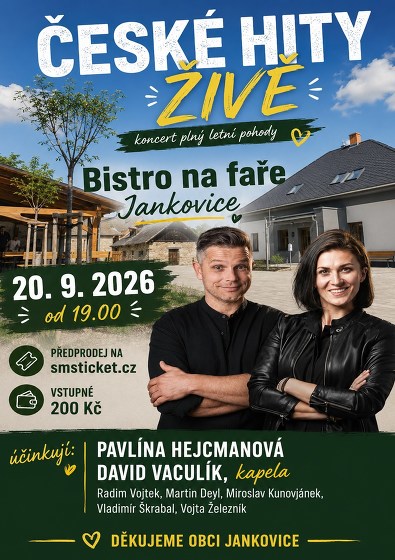 Plakát události České hity živě