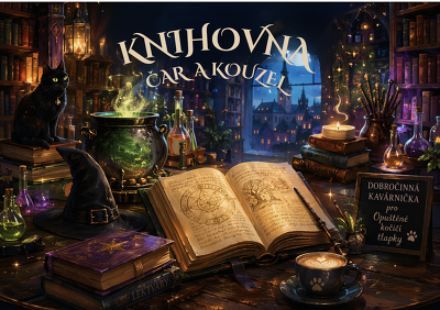 Plakát události Muzejní noc - Knihovna čar a kouzel