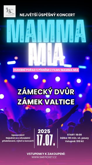 Plakát události Mamma Mia - hudební show
