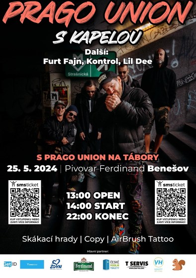 Plakát události S Prago Union na tábor
