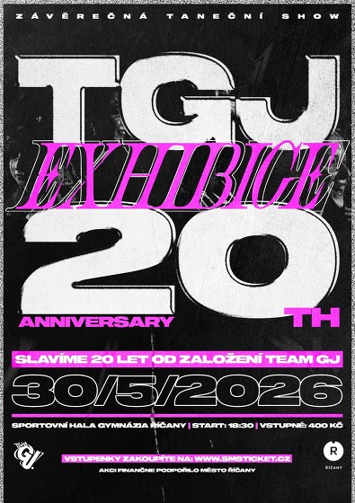 Plakát události TGJ EXHIBICE 2026 | 20TH ANNIVERSARY