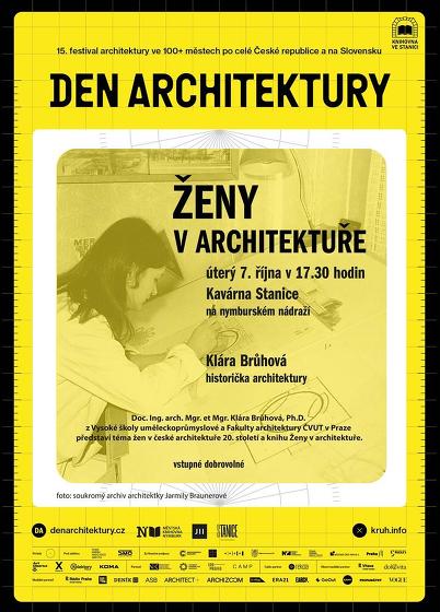 Plakát události Den architektury Ženy v architektuře