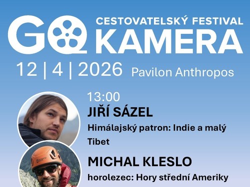 Plakát události GO Kamera 2026 | Sázel, Kleslo, Hájek, Švaříček