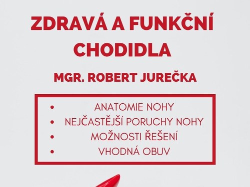 Plakát události Zdravá a funkční chodidla