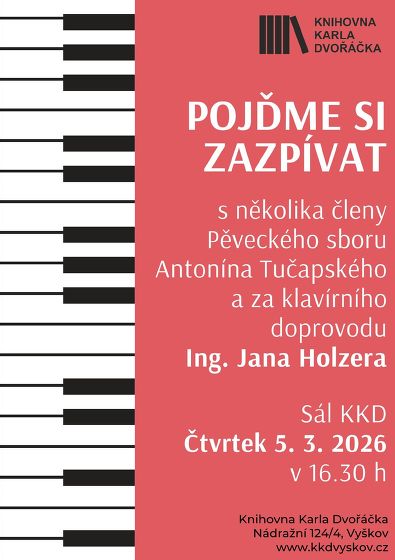 Plakát události Pojďme si zazpívat ...