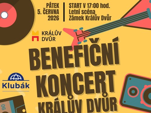 Plakát události Benefiční koncert Králův Dvůr