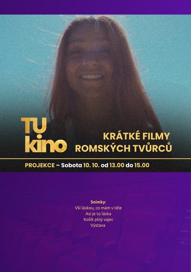 Plakát události Tukino 2026 / Industry: Krátké filmy romských tvůrců