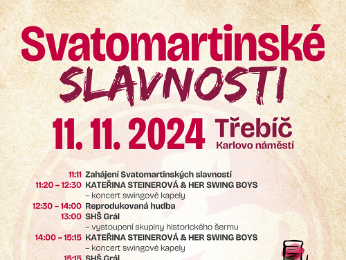Plakát události Svatomartinské slavnosti