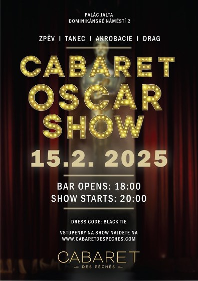 Plakát události Cabaret OSCAR show