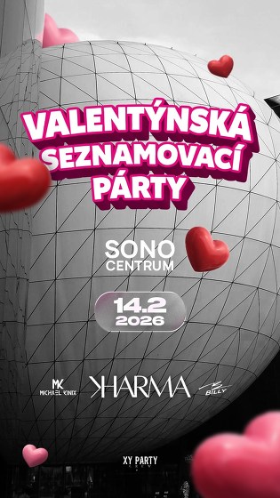 Plakát události Valentýnská Seznamovací Párty