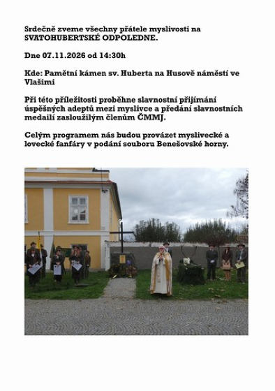 Plakát události Svatohubertské odpoledne