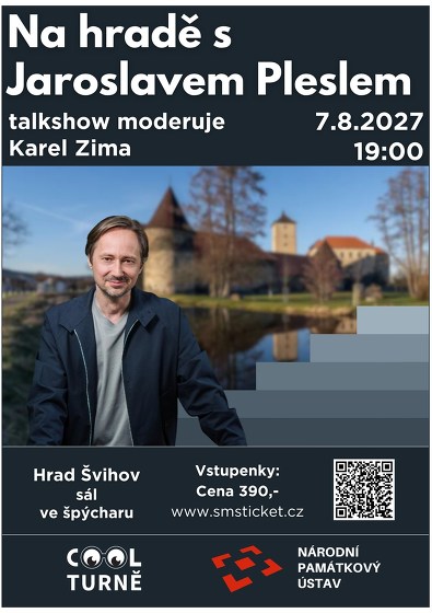 Plakát události Na hradě s Jaroslavem Pleslem