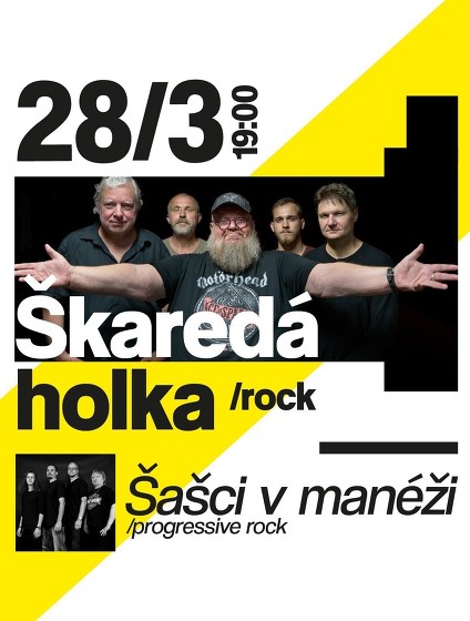 Plakát události Škaredá holka a Šašci v manéži v Hoodbaru