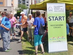 V Třebíči proběhl Den zdraví s pohybem a chůzí s holemi Nordic walking