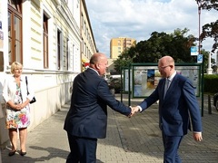 Premiér Bohuslav Sobotka poctil svou návštěvou Blansko