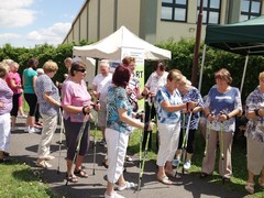 Den zdraví s pohybem a chůzí s holemi Nordic walking proběhl v Třebíči