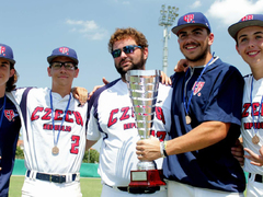 Třebíčský baseballový talent je ve světovém výběru profesionální organizace MLB