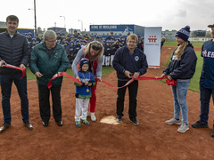 Otevření tréninkové haly slavili i hráči v Kolumbii Otevření tréninkové haly slavili i hráči v Kolumbii