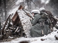 FOTO: Ze Skalice nad Svitavou až k Dněpru přenesla diváky bitva z roku 1944