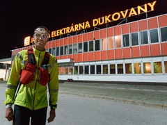 Štěpán Dvořák při své tisícikilometrové cestě proběhl infocentrem JE Dukovany