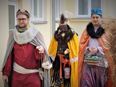 FOTO: Tři králové vyšli do ulic. V brněnské diecézi vykoledovali třicet milionů
