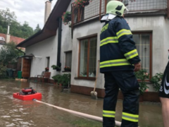 Sivickým hasičům se uleví - přívalové deště už Pozořický potok nerozvodní