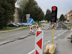Mezi Brandýsem a Boleslaví začala rekonstrukce ulice Šarochova. Uzavírky potrvají až do května