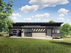 FOTO: Návrh rodinného domu v Nosislavi bojuje o titul Dřevěná stavba roku 2021