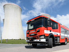 Sedmdesát šest výjezdů do okolí JE Dukovany mají na svém kontě za rok 2023 elektrárenští hasiči