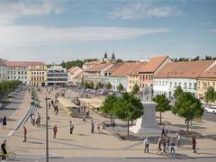FOTO: Náměstí v Třebíči se dočká obnovy. Přemíru aut nahradí více zeleně