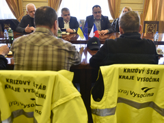 OBRAZEM: Další humanitární pomoc z Vysočiny dorazila na Zakarpatí