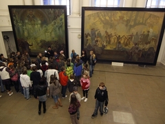 Restaurátoři chystají převoz zbývajících obrazů Slovanské epopeje do Prahy