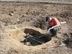 FOTO: Archeologové našli ve Šlapanicích pravěké pohřebiště