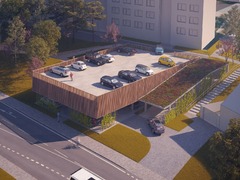 VIZUALIZACE: V Rosicích vyroste nový parkovací dům