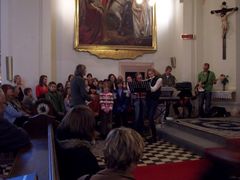 Vystoupení sboru Cecilia na oslavanském zámku