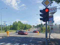 Světelné křižovatky na průtahu městem Vyškov získají moderní vybavení