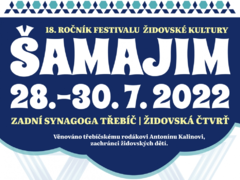 Od čtvrtka se bude v Třebíči konat již 18. ročník festivalu židovské kultury Šamajim Od čtvrtka se bude v Třebíči konat již 18. ročník festivalu židovské kultury Šamajim