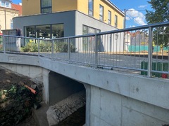 Zastropení potoka Palava je dokončeno. Park je po čtyřech měsících opět průchozí