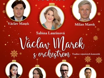 Vánoční koncert orchestru Václava Marka se uskuteční na první adventní neděli v divadle Pasáž