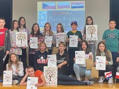 ZŠ Šlapanice vítala zahraniční hosty z Chorvatska a Polska