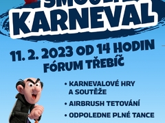Přijďte si s dětmi užít Šmoulí karneval v Třebíči
