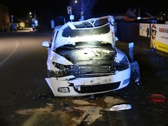 Pil jsem vodku a taky trochu pivo, přiznal řidič, který vjel v Tetčicích do protisměru
