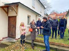 V Nelahozevsi zahájili rekonstrukci rodného domu Antonína Dvořáka. Hotovo bude za rok